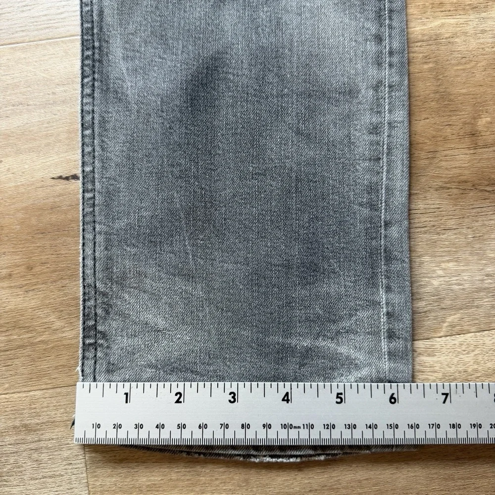 Diesel Krayver‎ Jeans Men 31x32 Gray Slim Carrot Stretch Charcoal Faded 0666Q